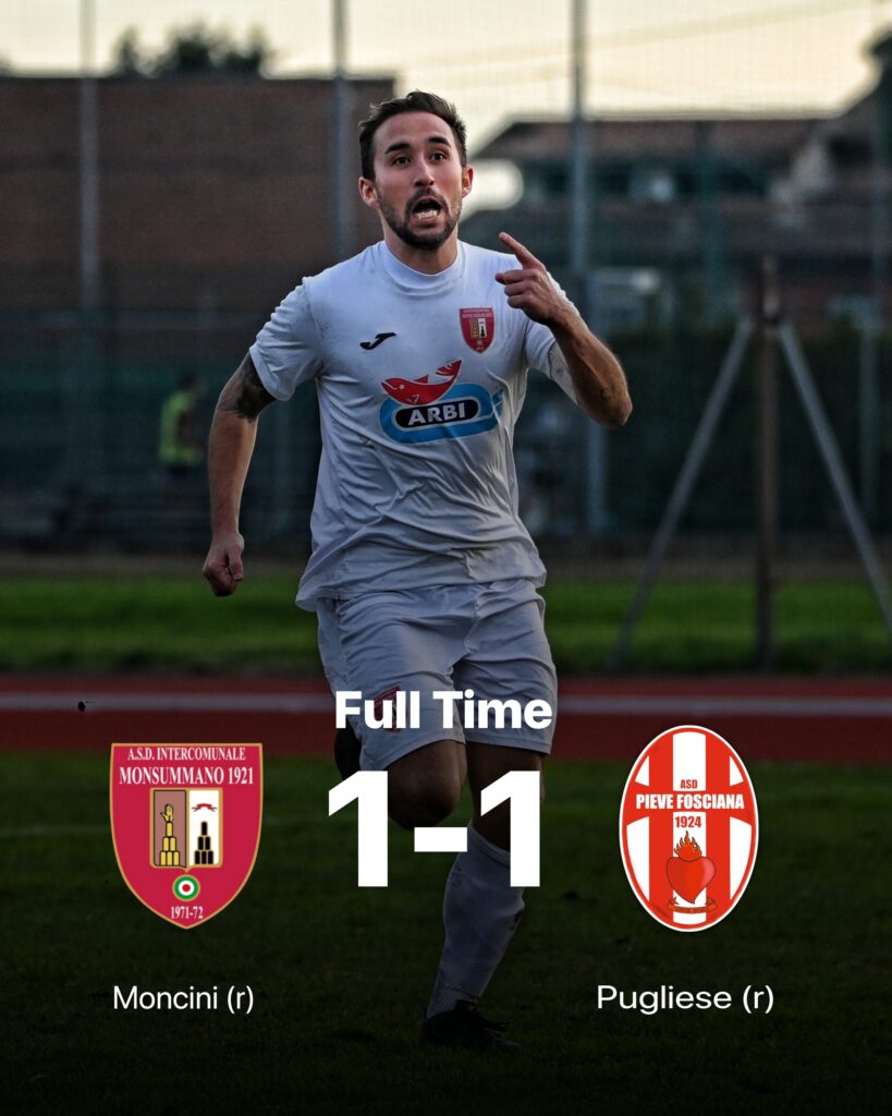 Monsummano – Pieve Fosciana 1-1
