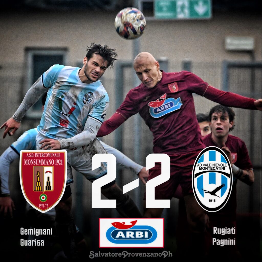 Monsummano – Montecatini 2-2