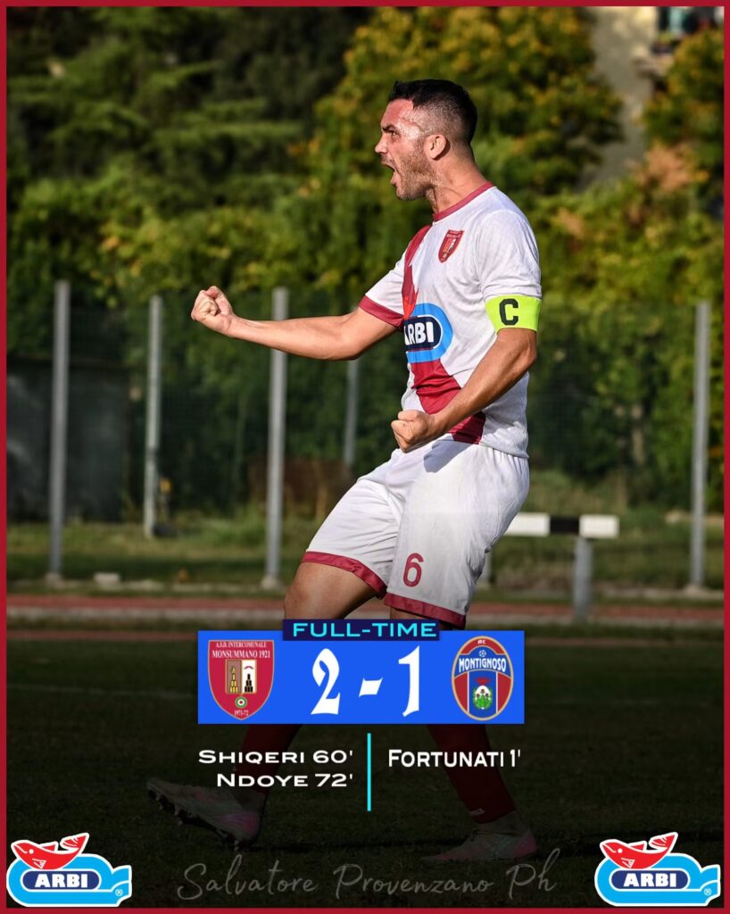 Monsummano – Montignoso 2-1